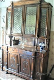 buffet umbertino 1880 restaurato da droghiere