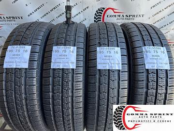 4 PNEUMATICI 195/75 R16C NEXEN INVERNALI 85%