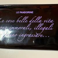 Portafoglio nero lucido Pandorine ORIGINALE