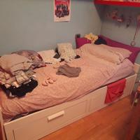 2 letti Ikea singoli che diventano 2 matrimoniali