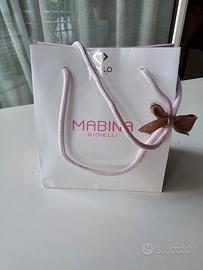 Collana Orecchini Punto Luce Argento Mabina NUOVI