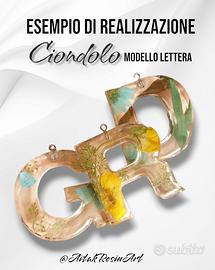 Ciondolo Mod. Lettera (Artigianato Made in Italy)