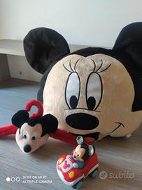 Peluche e Macchinina Topolino Disney