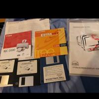 Floppy disk Hp Printsmart+Bjc 200 canon cd+Estrant