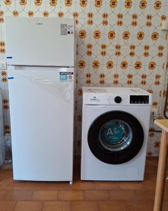 Cucina, lavatrice, frigo