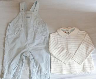 completo Brums salopette e maglietta 