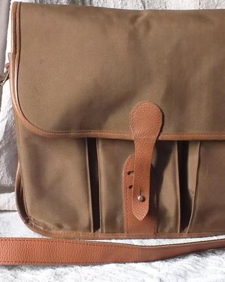 Borsa sportiva da pesca con tracolla anni '80