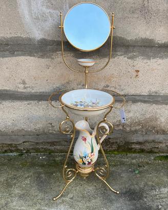 SET TOLETTA IN OTTONE DORATO CON ACCESSORI