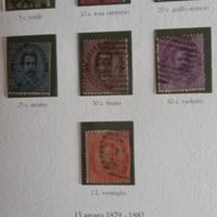 Francobolli Prima Serie Umberto I 1879/1882