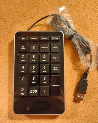Tastierino numerico Numpad usb Techly