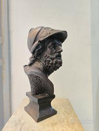 Scultura in bronzo Menelao