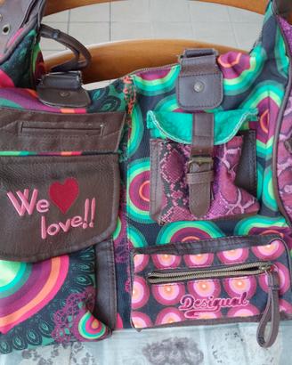 Borsa Desigual vintage serie "we love!!"
