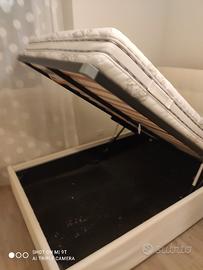 letto una piazza e mezza contenitore 