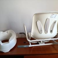 Sedia girevole per vasca + Rialzo WC