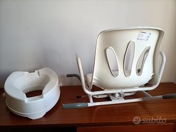 Sedia girevole per vasca + Rialzo WC