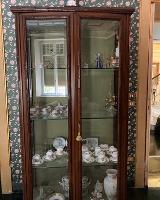 Vetrinetta in legno e vetro