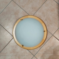 Plafoniera soffitto cornice legno