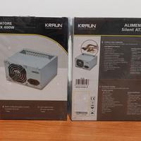 2 Alimentatori Silent ATX 400W  Kraun