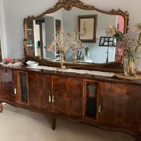 Madia e specchio artigianali