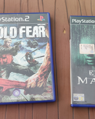 PS2 cold fear V ITA - Enter the Matrix V ITA