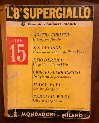 Supergiallo N.8 1940 Christie - Famiglia Roma
