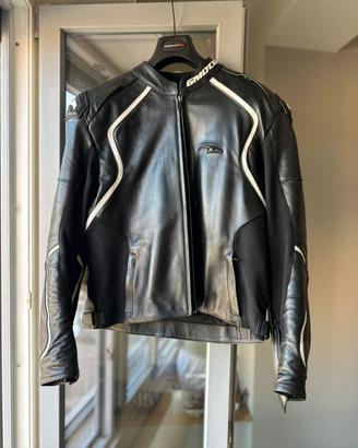 Giacca moto pelle