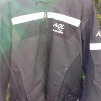 GIUBBOTTO PELLE MOTO AQL E CASCHI MIVIDA E AGV MOT