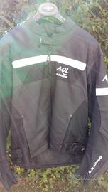 GIUBBOTTO PELLE MOTO AQL E CASCHI MIVIDA E AGV MOT