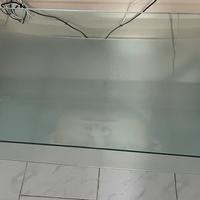 Tavolino di cristallo marca "fiam"