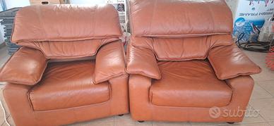 poltrone in pelle