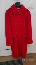 Cappotto vintage Max Mara 100% Lana Rosso