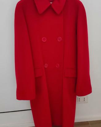 Cappotto vintage Max Mara 100% Lana Rosso