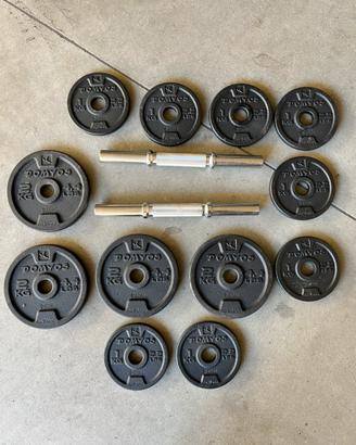 Dischi e manubri Domyos