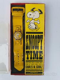 Orologio Snoopy Time manuale vintage 1968 Swiss 