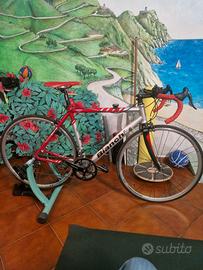 Bicicletta da corsa Bianchi mod. Nirone 7 + rullo