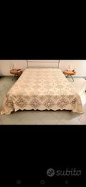 Copriletto in lino sfilato sicilano 500