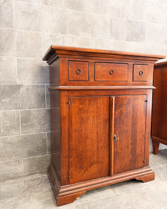 Credenza antica in noce massello, metà '800