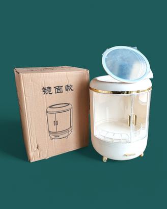 Organizzatore Beauty da tavolo con specchio 