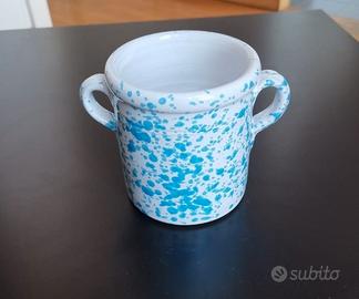 Tazza "capasa" ceramica artigianale h. 12 d. 10 cm