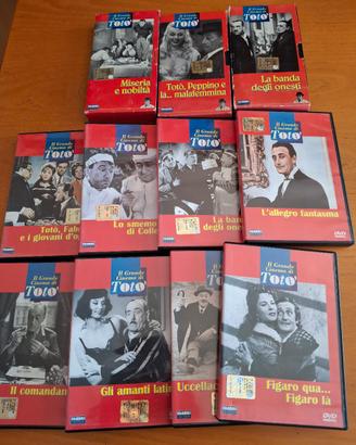 3 VHS + 6 DVD Il grande cinema di Toto'