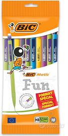 ✨BIC Matic Fun 0,7mm HB – 10 Portamine Colorati ✨