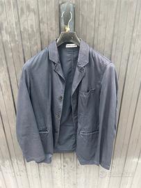 Giacca Stone Island blu corta