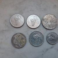 ITALIA REPUBBLICA ITALIANA 1 LIRA - 5 - 10 LIRE UV