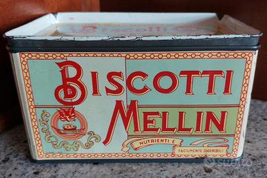 SCATOLA BISCOTTI MELLIN vintage