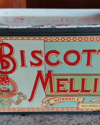 SCATOLA BISCOTTI MELLIN vintage