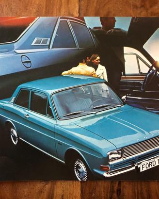 Depliant brochure ford 15m taunus