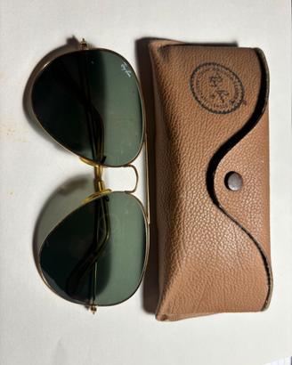 Occhiali Ray Ban Aviator verdi di Bausch & Lomb