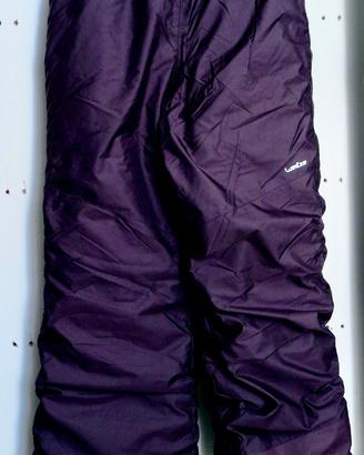 Pantaloni ragazzo da sci Decathlon