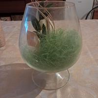 vaso centrotavola in vetro