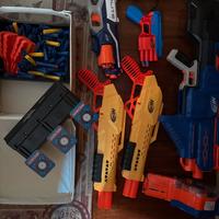 Nerf collezione 5 pistole + accessori